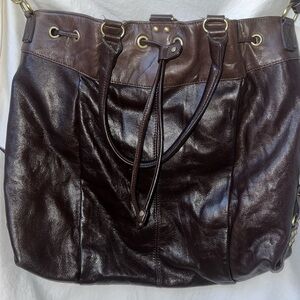 BCBGMAXAZRIA Brown Leather Bag
